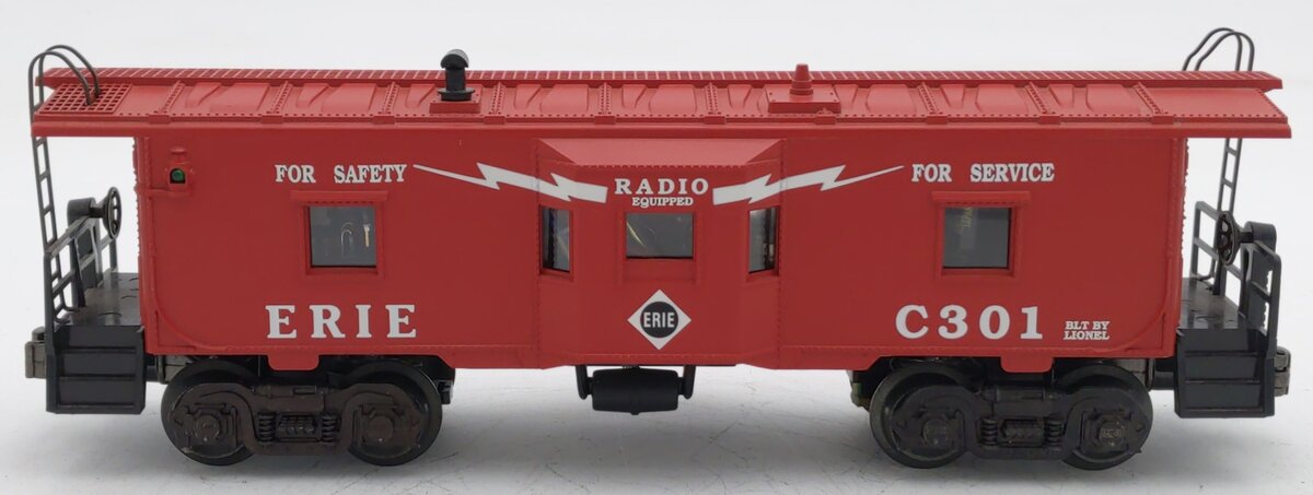 Lionel 6-19742 O Gauge Erie Bay Window Caboose with Crewtalk #301 EX/Box
