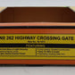 MTH 30-1073 #262 Highway Flasher/Crossing Gate EX/Box