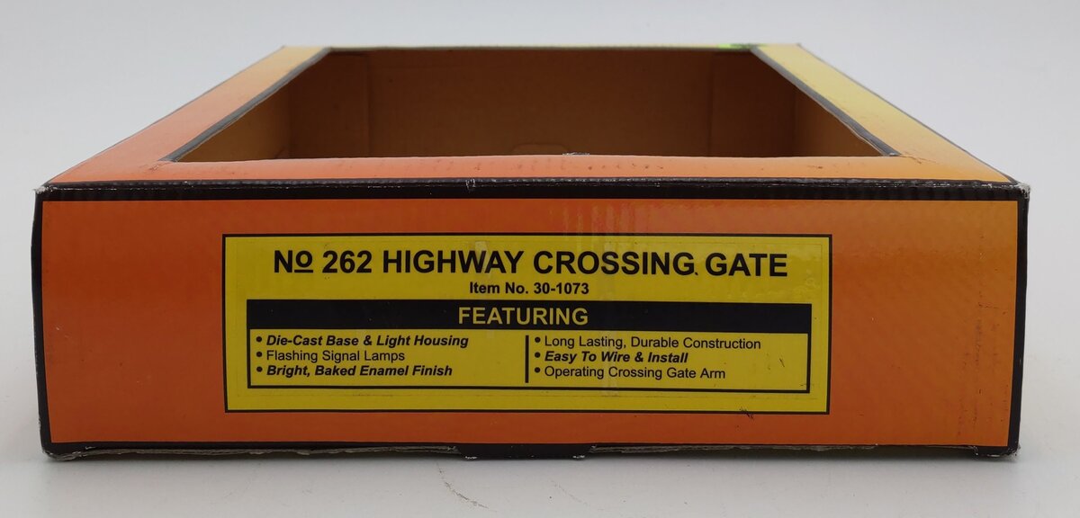 MTH 30-1073 #262 Highway Flasher/Crossing Gate EX/Box