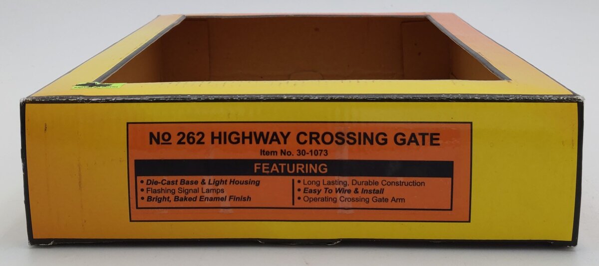 MTH 30-1073 #262 Highway Flasher/Crossing Gate EX/Box