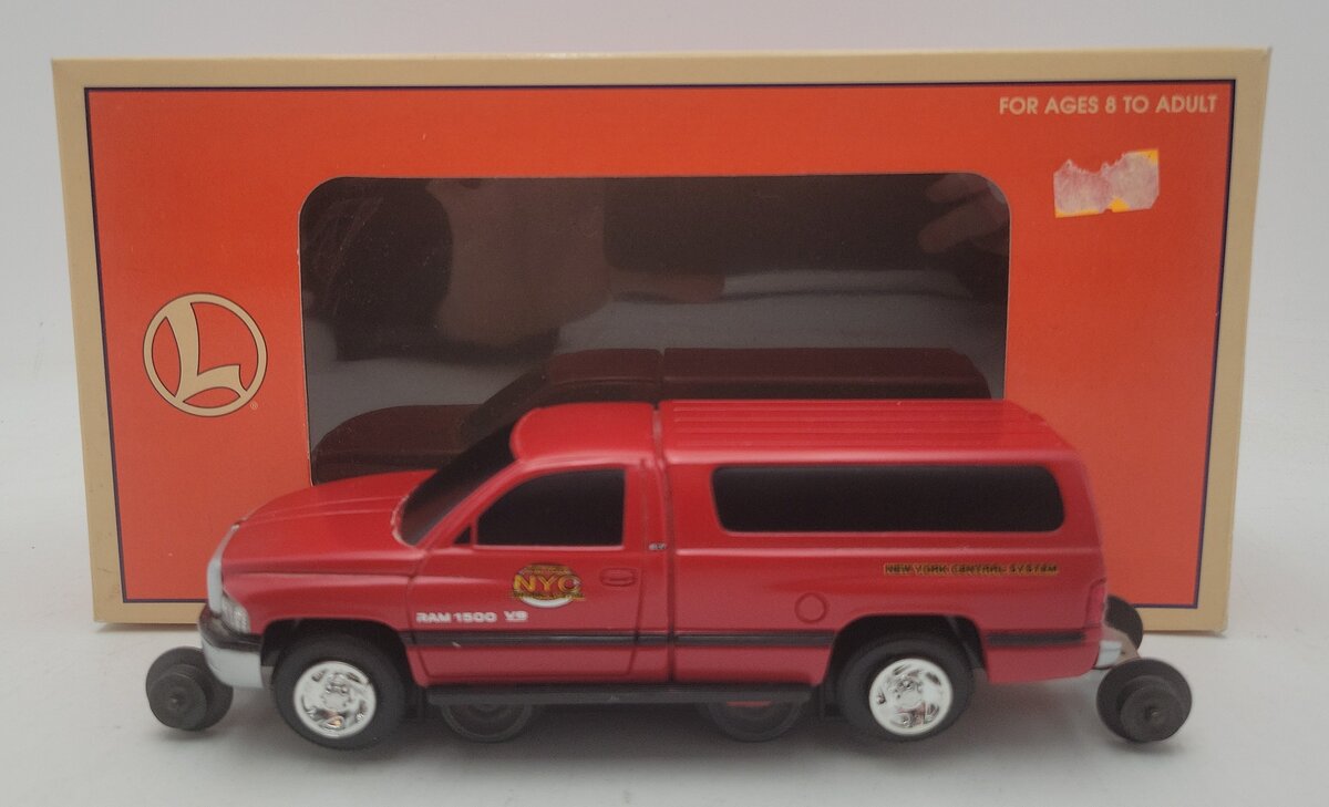 Lionel 6-18436 O Gauge New York Central Dodge Ram Track Inspection Truck EX/Box