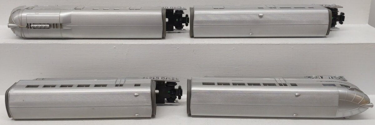 MTH 30-2298-1 O B&M Flying Yankee Diesel Passenger Set w/PS 2.0 (Set of 4) EX/Box