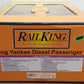 MTH 30-2298-1 O B&M Flying Yankee Diesel Passenger Set w/PS 2.0 (Set of 4) EX/Box