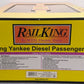 MTH 30-2298-1 O B&M Flying Yankee Diesel Passenger Set w/PS 2.0 (Set of 4) EX/Box