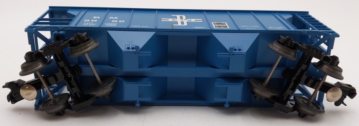 Weaver 5689 O Gauge Boston & Maine PS-2 Covered Hopper Car 3-Rail EX/Box