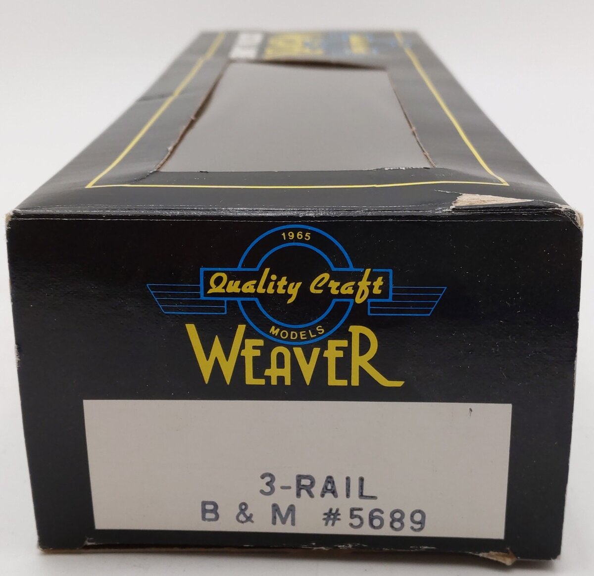 Weaver 5689 O Gauge Boston & Maine PS-2 Covered Hopper Car 3-Rail EX/Box