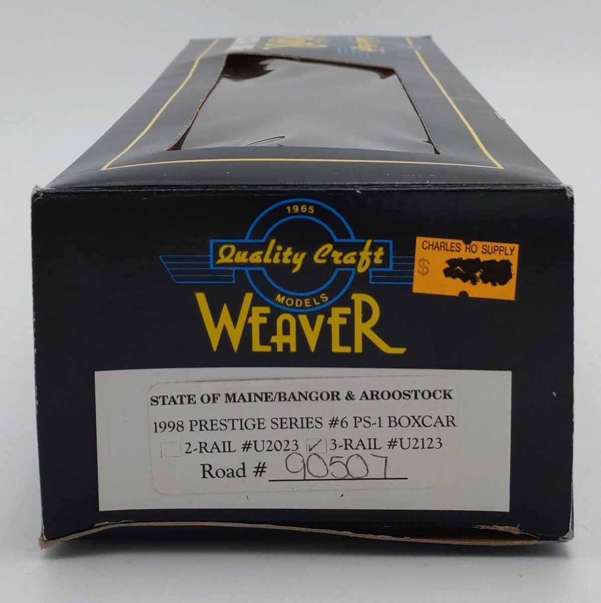 Weaver U2123 O Gauge State of Maine/Bangor & Aroostock PS-1 Boxcar #90507 EX/Box