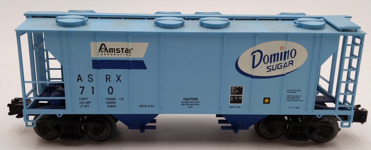 Weaver 710 O Gauge Domino Sugar PS-2 Covered Hopper Car (3-Rail) EX/Box
