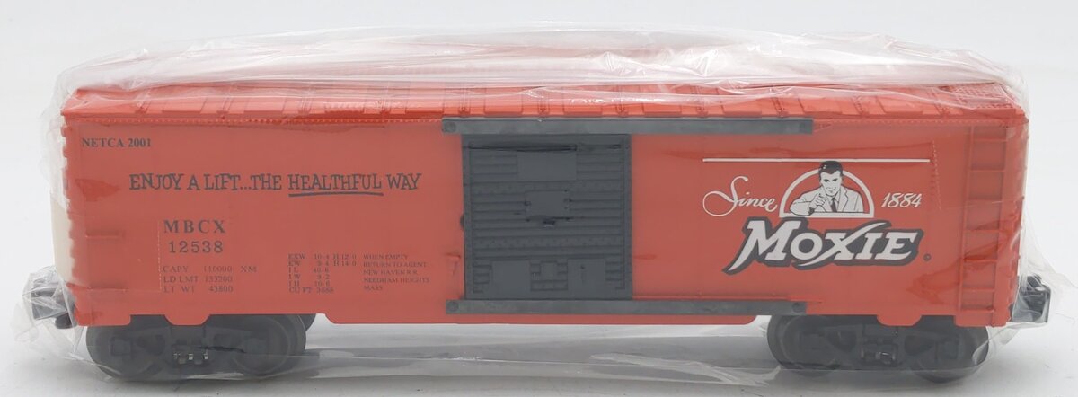 Lionel 6-52236 O Gauge NETCA 2001 Moxie Boxcar #12538 NIB