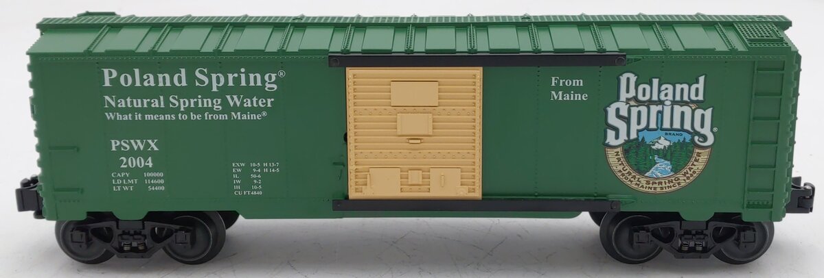 Lionel 6-52352 O Gauge NETCA Poland Springs Box Car #2004 LN/Box