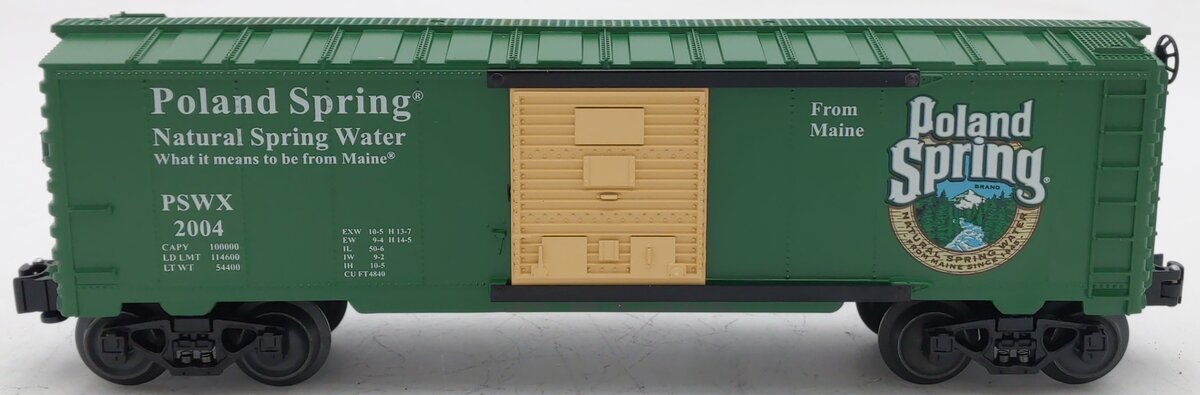 Lionel 6-52352 O Gauge NETCA Poland Springs Box Car #2004 LN/Box