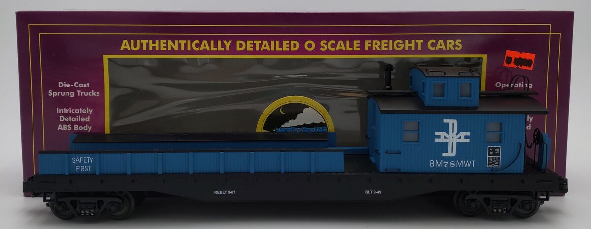 MTH 20-98250 Boston & Maine Crane Tender #78 LN/Box