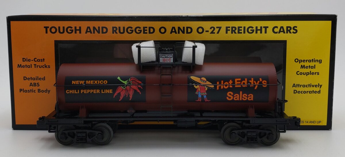 MTH 30-73289 O Hot Eddy's Salsa TCA-2009 Smoking Tank Car LN/Box