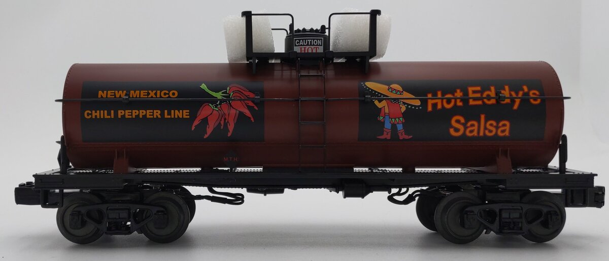 MTH 30-73289 O Hot Eddy's Salsa TCA-2009 Smoking Tank Car LN/Box