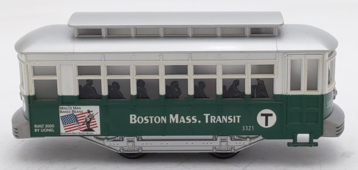 Lionel 6-18452 O Gauge Boston City Trolley #3321 EX/Box