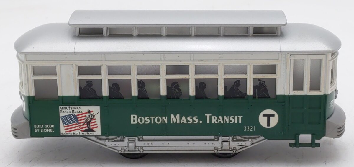 Lionel 6-18452 O Gauge Boston City Trolley #3321 EX/Box