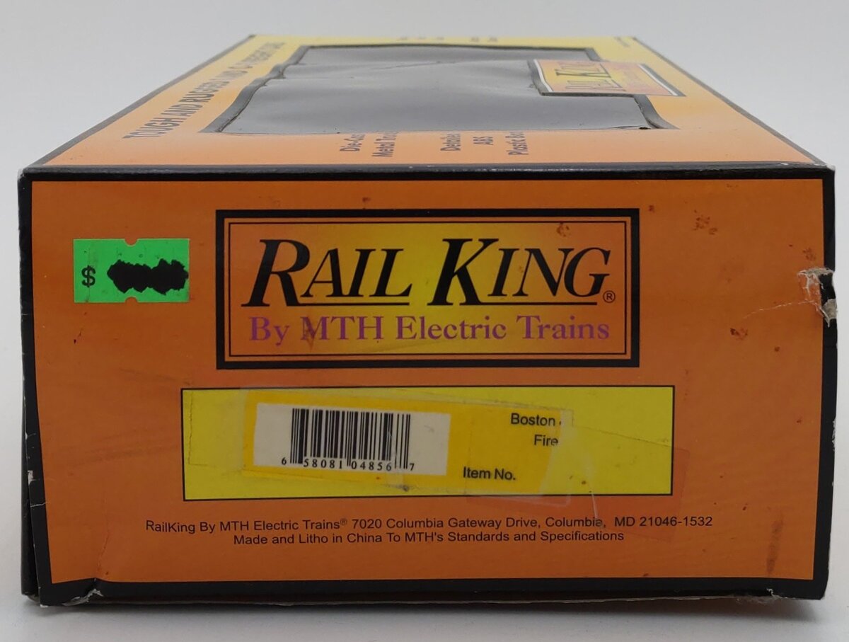MTH 30-79002 O Gauge Boston & Maine Fire Car #702 LN/Box