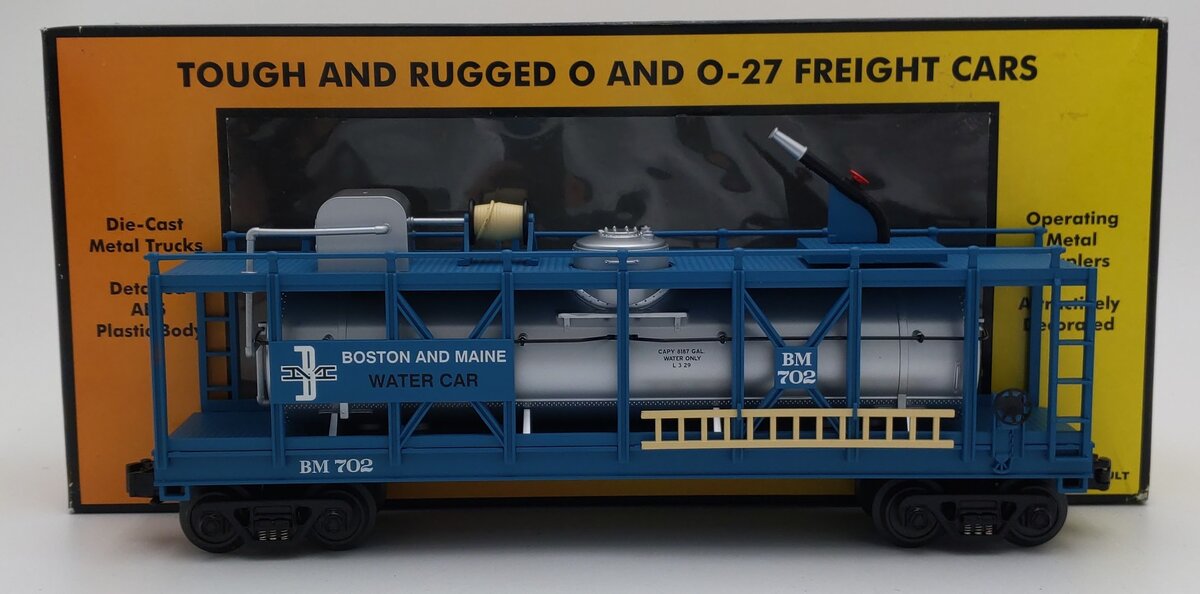 MTH 30-79002 O Gauge Boston & Maine Fire Car #702 LN/Box