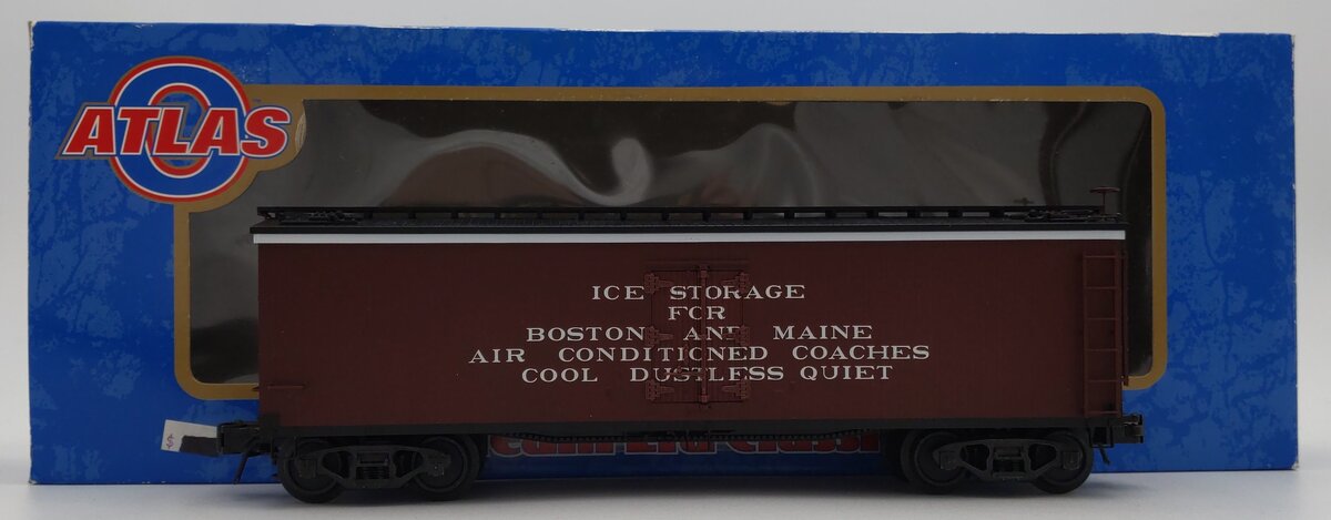 Atlas 6737-1 O Gauge Boston & Maine 40' Woodside Refrigerator Car #13251 3-Rail LN/Box