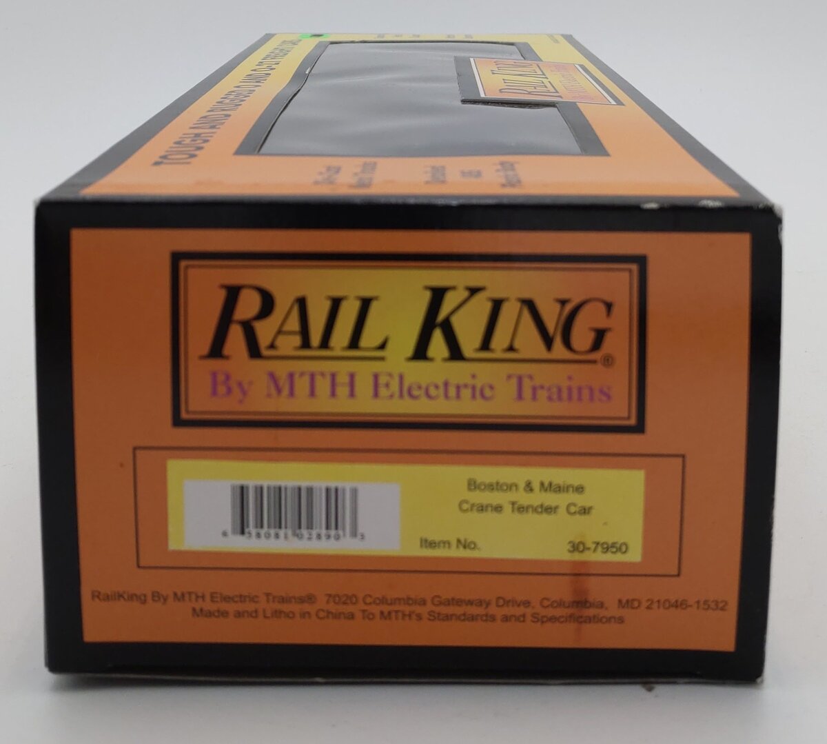 MTH 30-7950 O Gauge Boston & Maine Crane Tender Car #0681 LN/Box
