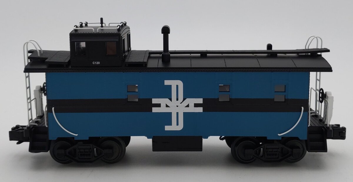 MTH 30-7786 O Boston & Maine RailKing Offset Steel Caboose Car #C120 LN/Box