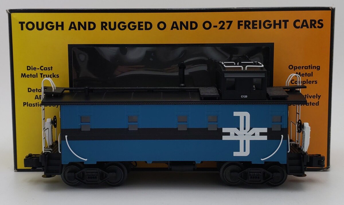 MTH 30-7786 O Boston & Maine RailKing Offset Steel Caboose Car #C120 LN/Box