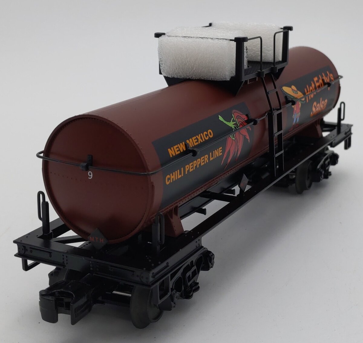 MTH 30-73289 O Hot Eddy's Salsa TCA-2009 Smoking Tank Car MT/Box
