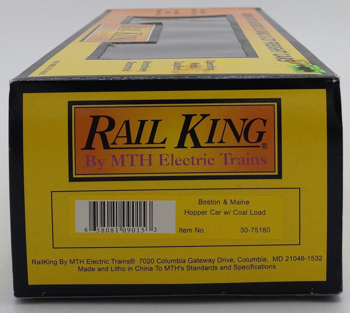 MTH O Gauge Boston & Maine RailKing Hopper Car #7315 LN/Box