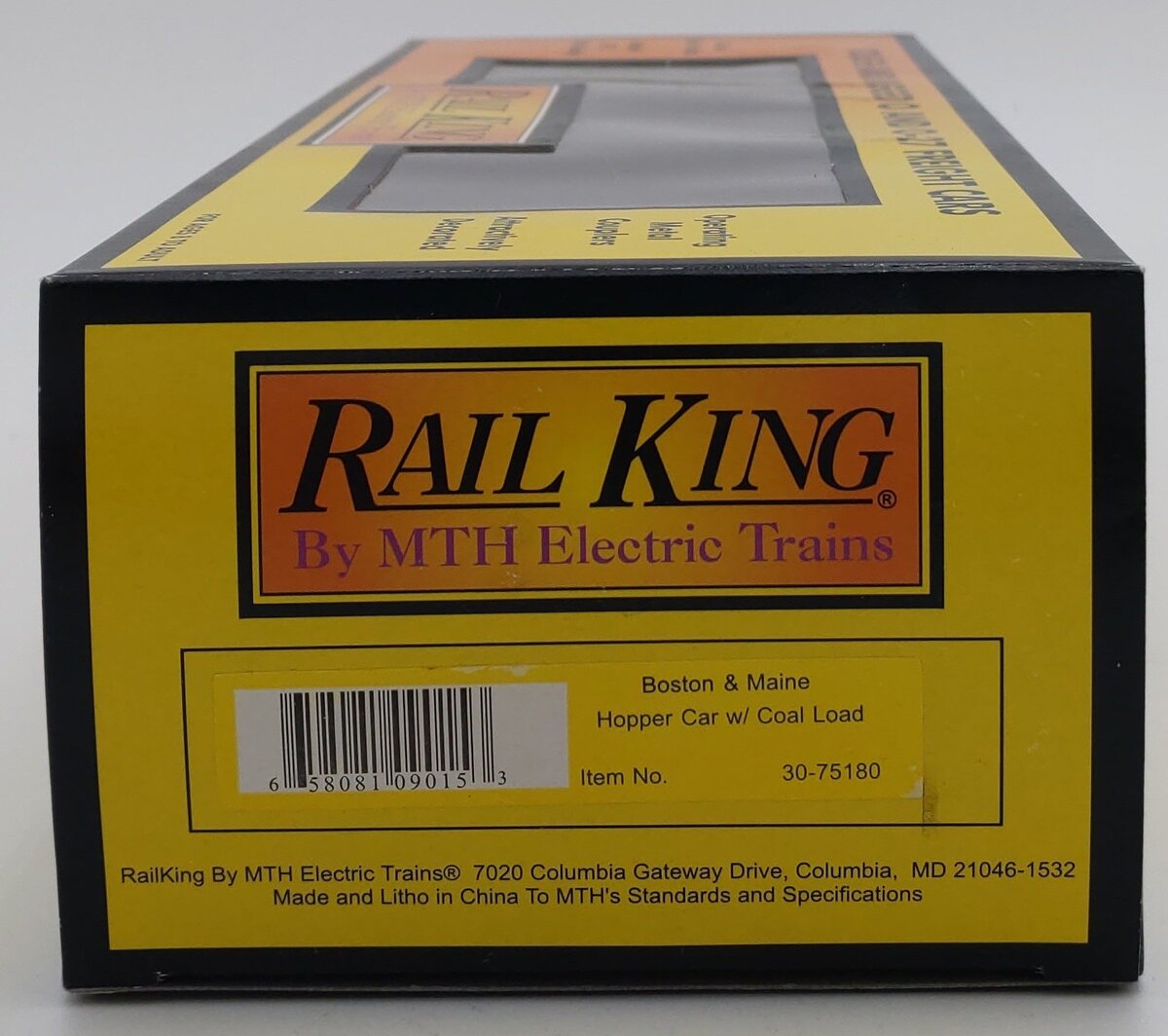 MTH O Gauge Boston & Maine RailKing Hopper Car #7315 LN/Box