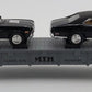 MTH 30-7661 O Gauge MTH Auto Transport Flatcar with Ertl '70 Novas #1970 LN/Box
