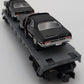 MTH 30-7661 O Gauge MTH Auto Transport Flatcar with Ertl '70 Novas #1970 LN/Box