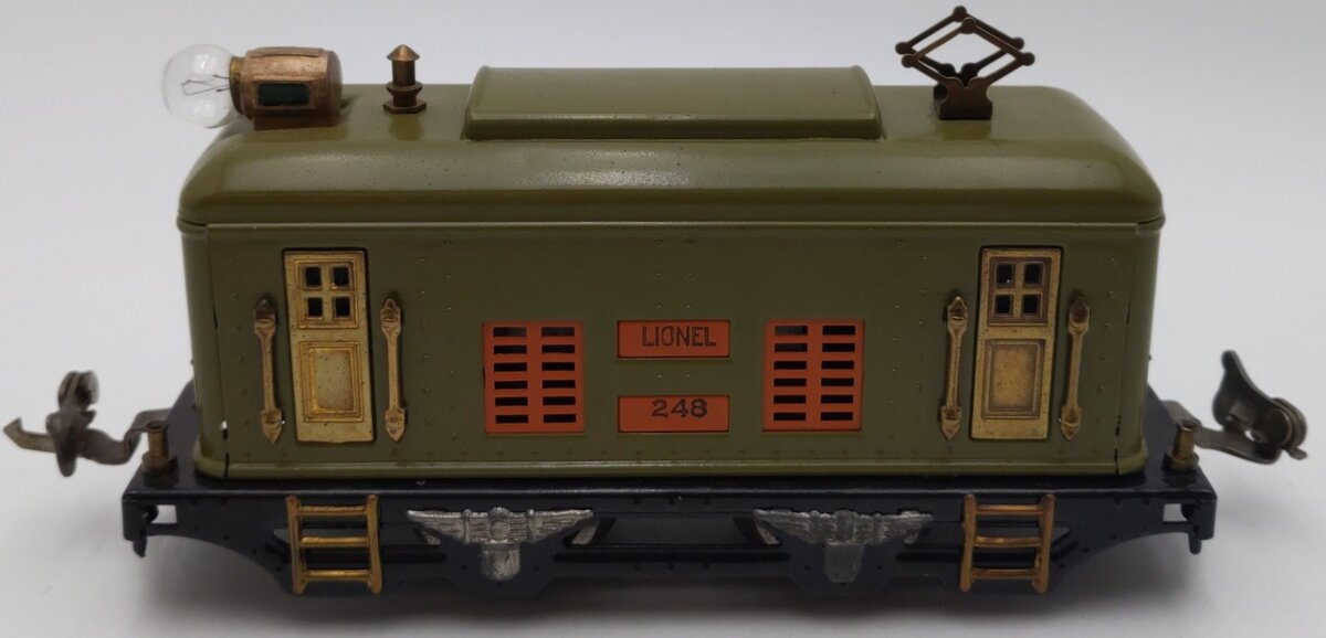 Lionel 248 Vintage O 0-4-0 Tinplate Powered Electric Locomotive - Custom