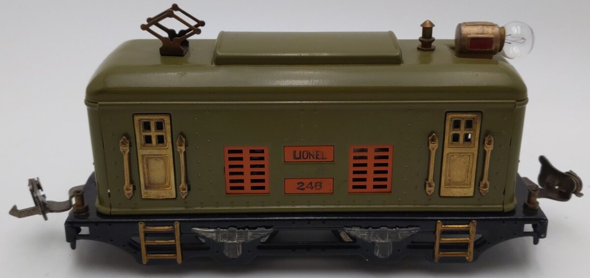 Lionel 248 Vintage O 0-4-0 Tinplate Powered Electric Locomotive - Custom