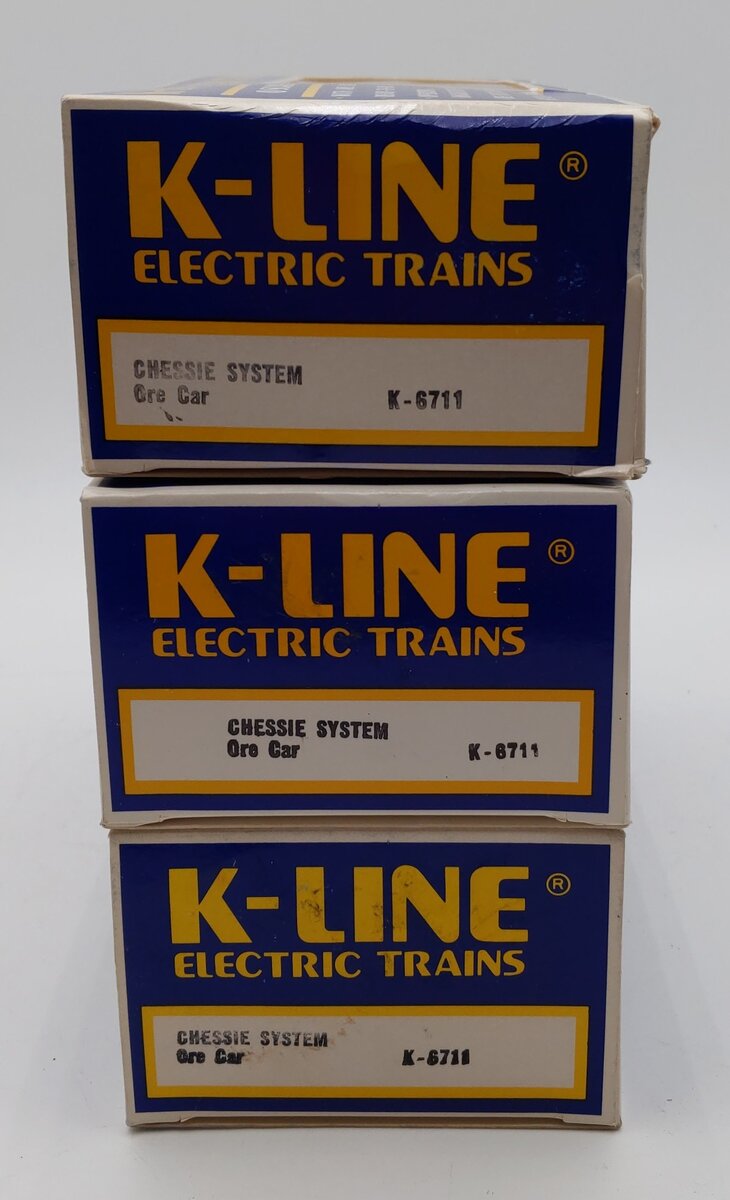 K-Line K-6711 O Gauge Chessie System Ore Car w/Load [3] EX/Box