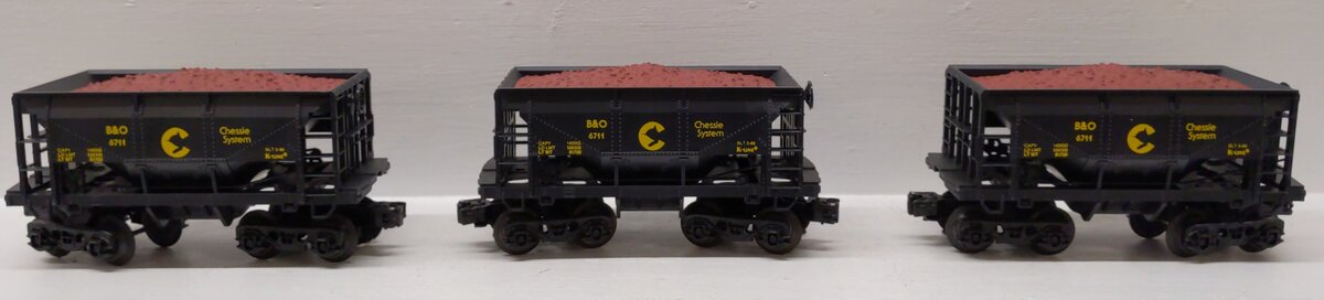 K-Line K-6711 O Gauge Chessie System Ore Car w/Load [3] EX/Box