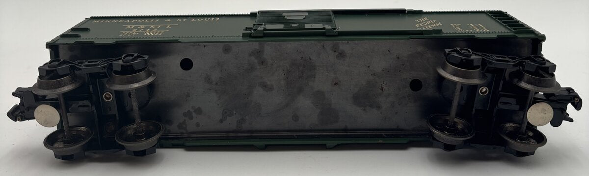 Lionel 6-9742 O Gauge Green Minneapolis & St. Louis Boxcar EX/Box