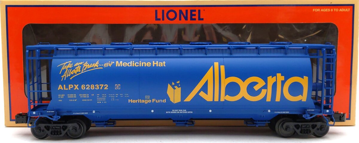 Lionel 6-27173 O Alberta Cylindrical Hopper #628372 LN/Box
