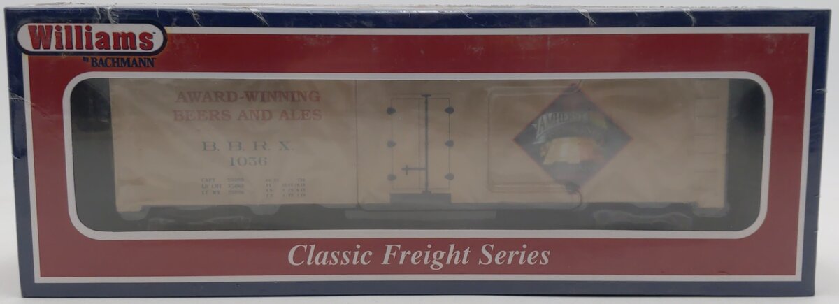 Williams 47464 Amherst Brewing Company 40' Refrigerator Car #1056 MT/Box