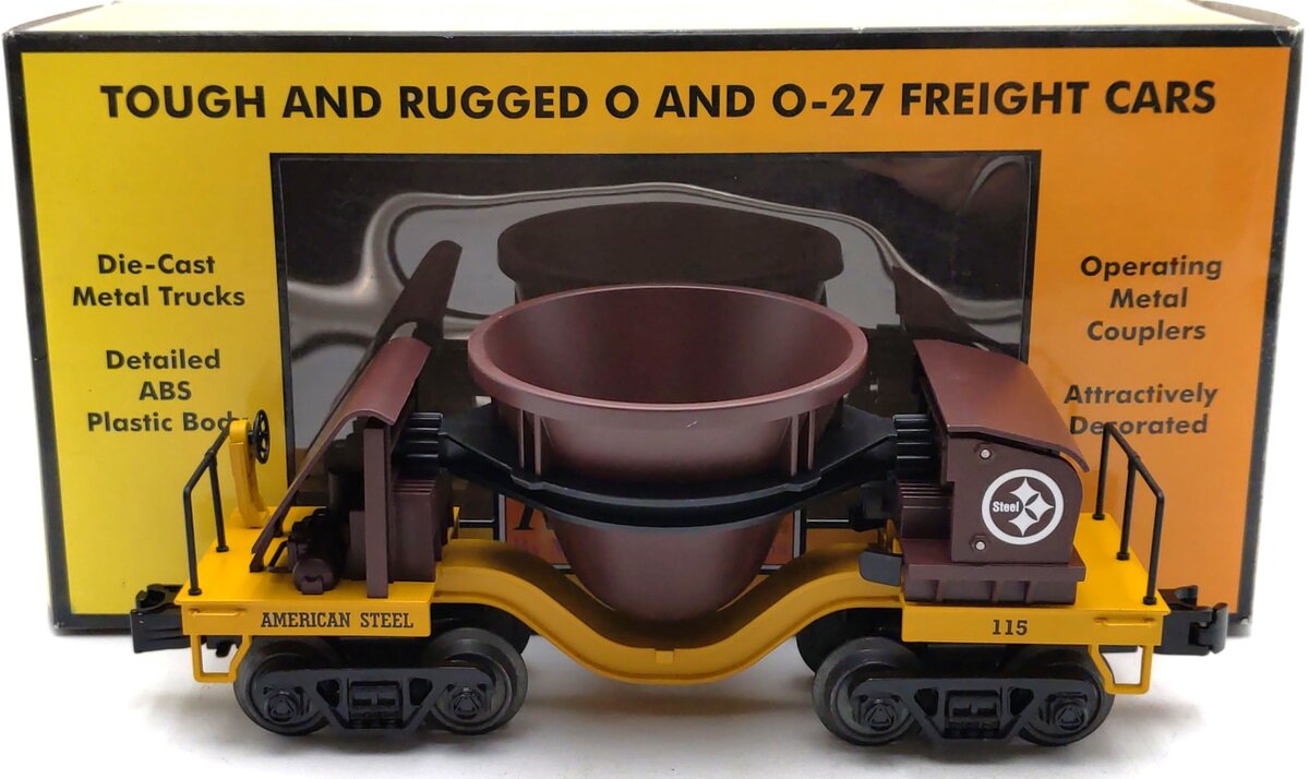 MTH 30-79457 O American Steel Slag Car LN/Box
