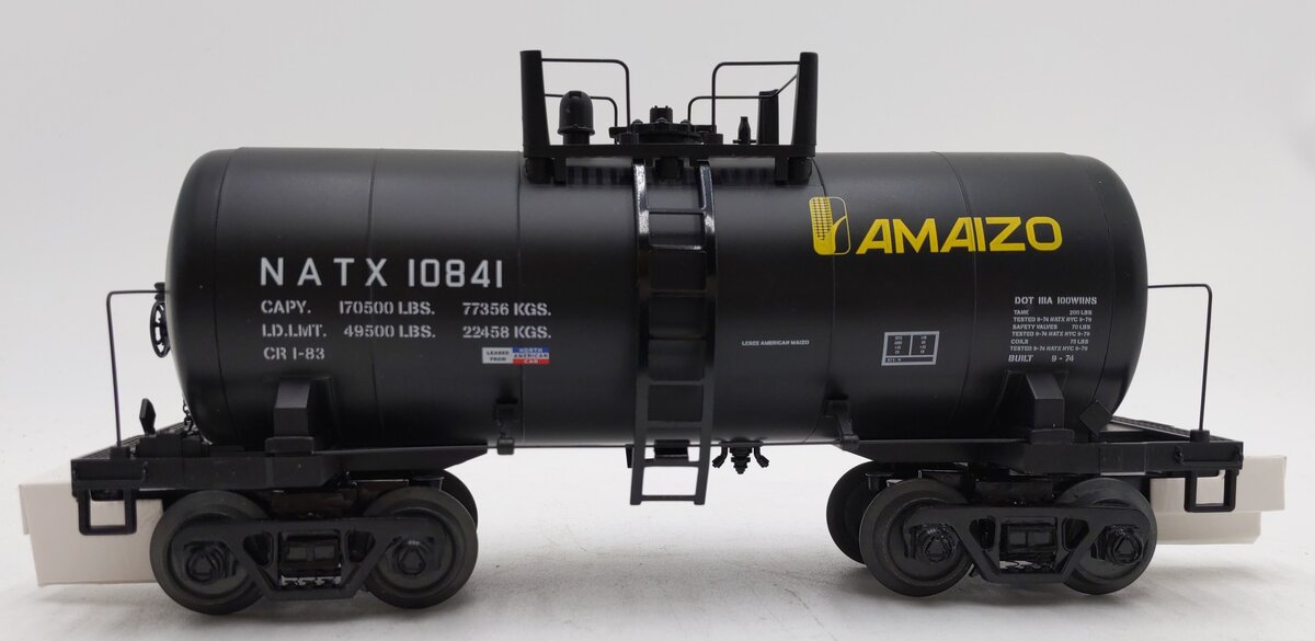 MTH 20-96742 O Gauge Amaizo 8000 Gallon Tank Car #10841 LN/Box