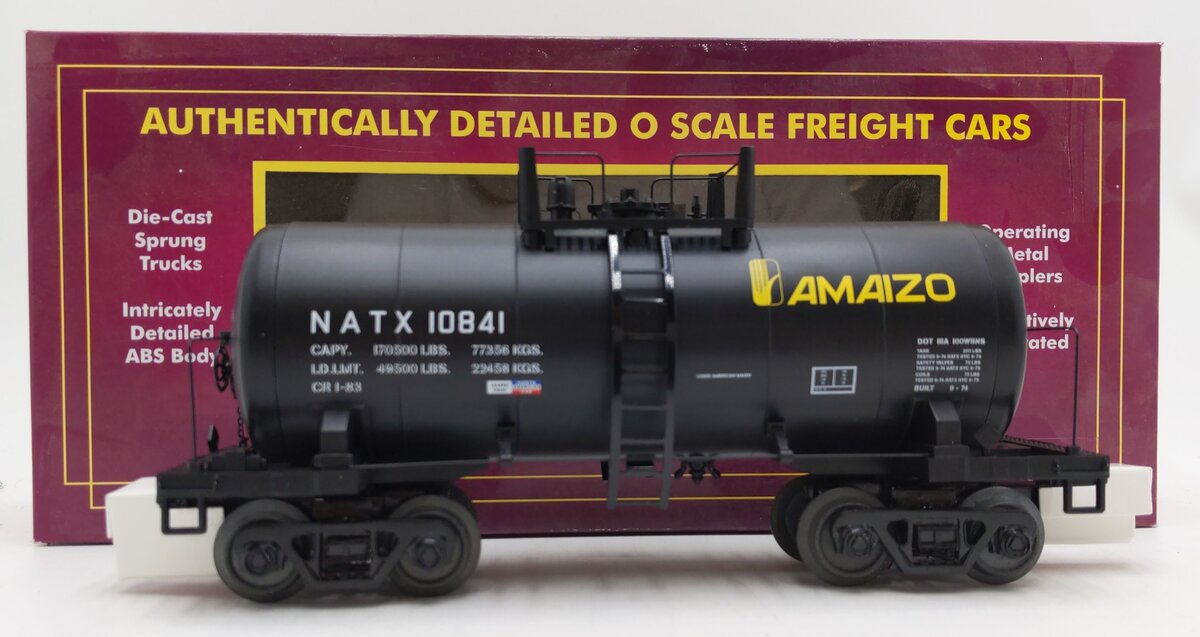 MTH 20-96742 O Gauge Amaizo 8000 Gallon Tank Car #10841 LN/Box