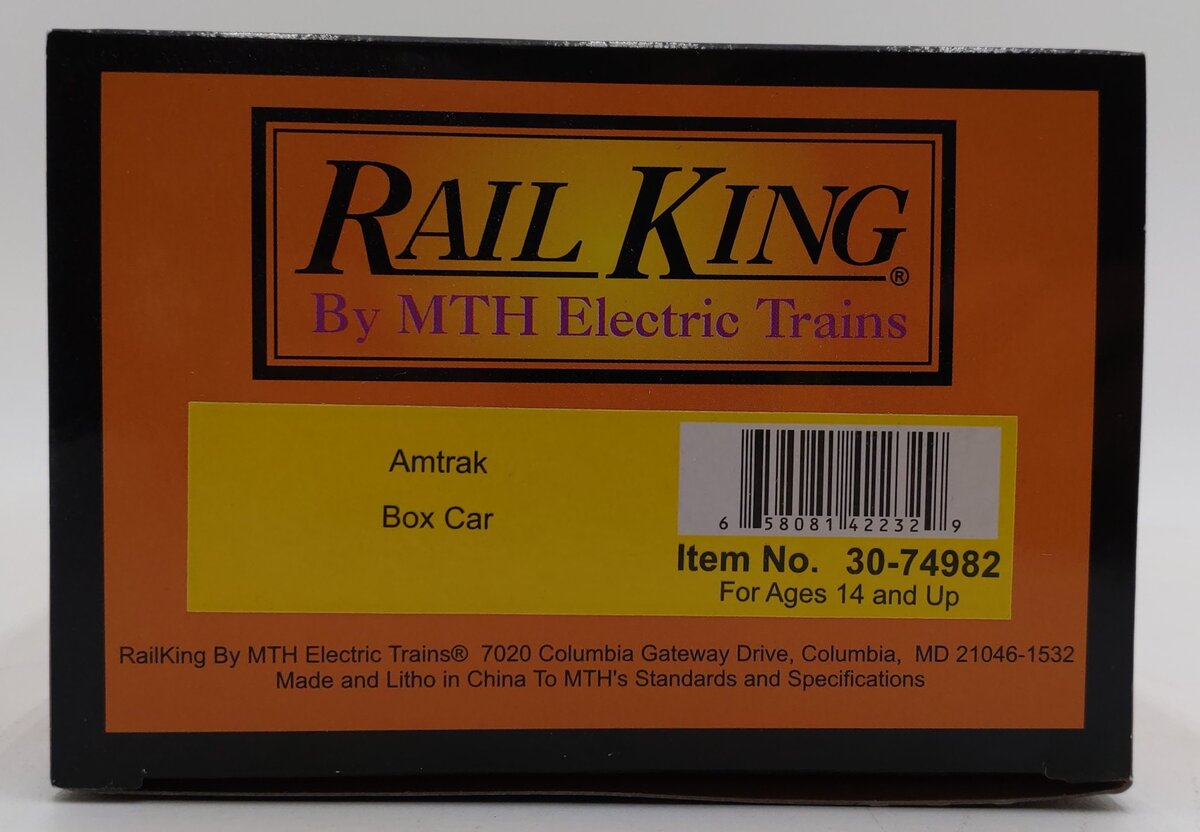 MTH 30-74982 Amtrak Box Car #70219 LN/Box