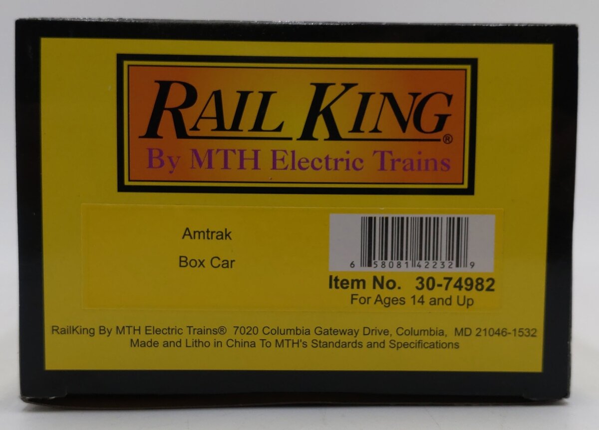MTH 30-74982 Amtrak Box Car #70219 LN/Box