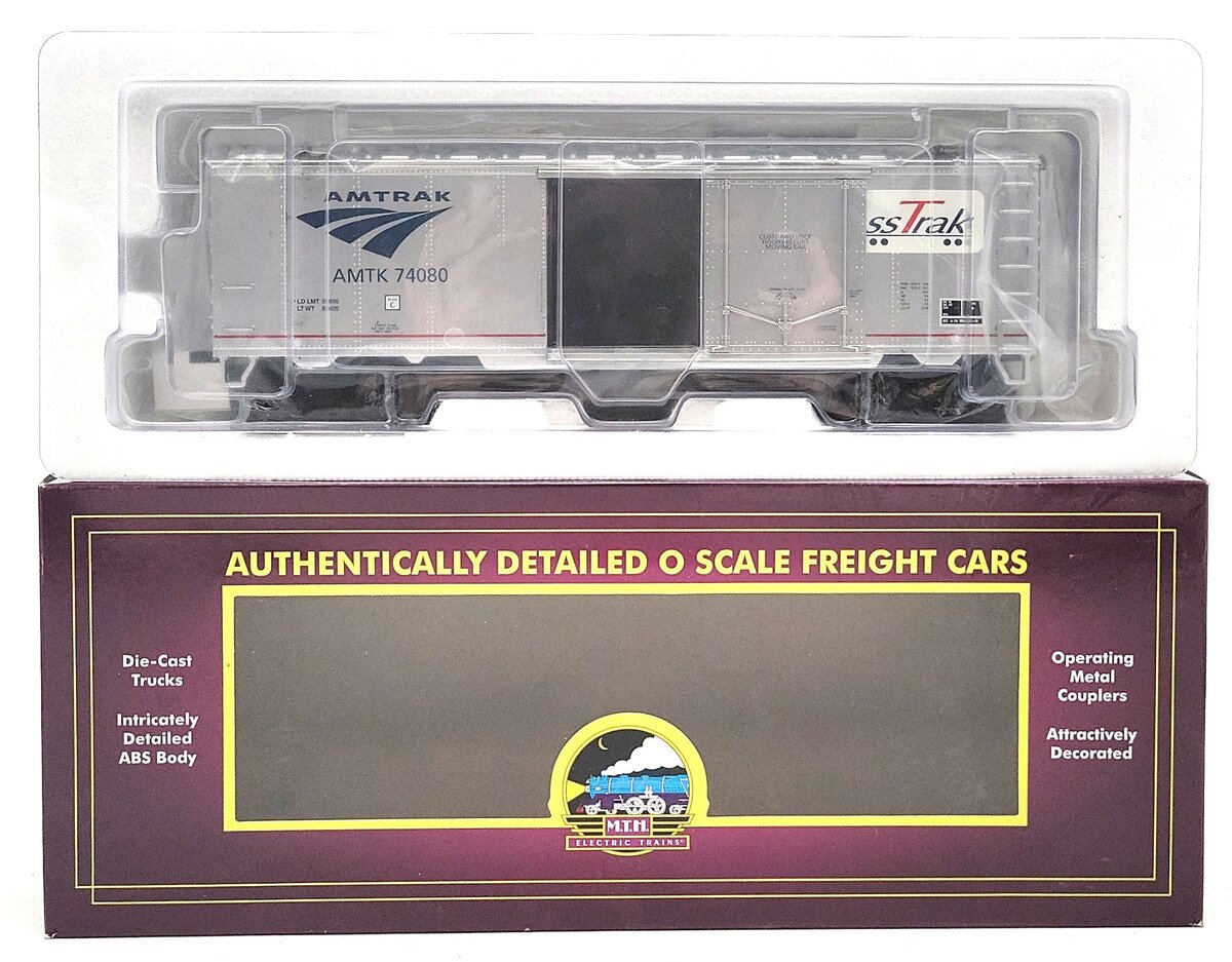 MTH 20-94292 O Gauge Amtrak Reefer Car #74080 NIB