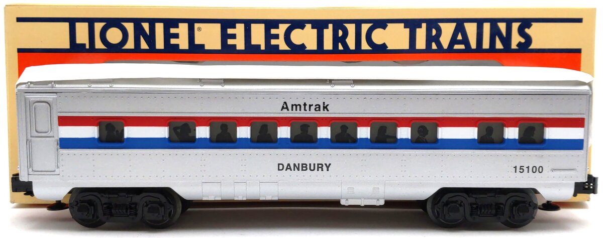 Lionel 6-15100 O Gauge Amtrak "Danbury" Illuminated Passenger Car LN/Box
