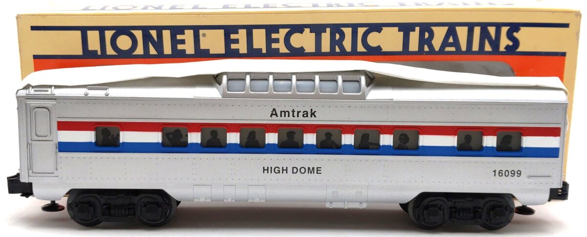 Lionel 6-16099 O Gauge Amtrak "High Dome" Vista Dome Car LN/Box