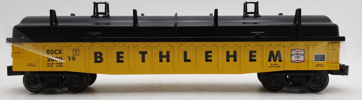 MTH 30-72206 O Bethlehem Steel Gondola Car with Cover #260019 EX/Box