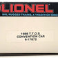 Lionel 6-17872 O Gauge TTOS 1988 Convention Anaconda Ore Car #81988 LN/Box