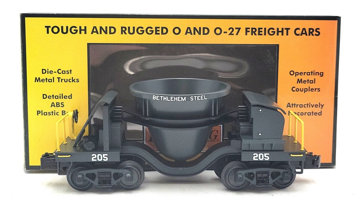 MTH 30-79595 O Bethlehem Steel Slag Car #205 LN/Box