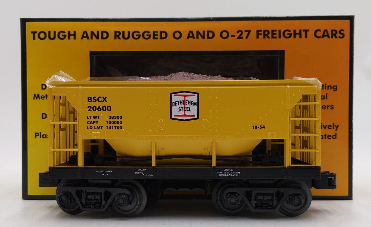 MTH 30-75644 O Scale Bethlehem Steel Ore Car #20600 EX/Box